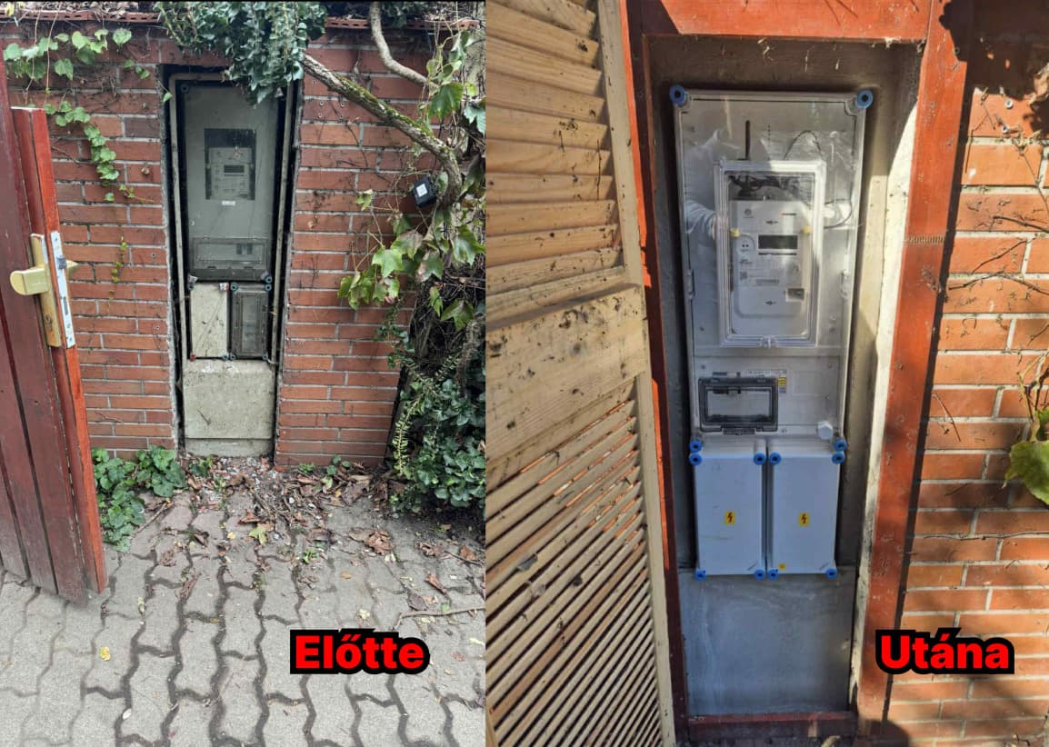 Földkábeles villanyóra szabványosítás előtt és után Földkábeles villanyóra szabványosítás előtt és után